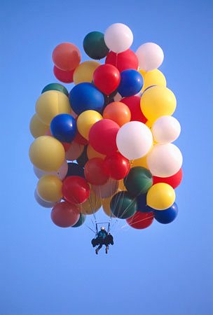 globo de helio hidrogeno